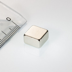 Neodym-Quadermagnet 10x10x6 N 80 °C, VMM4-N35