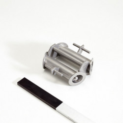 Magnet für den Fülltrichter einer Spritzgussmaschine (Temperaturbeständigkeit bis 80 °C) Dm. 100 mm