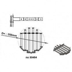 Magnet für den Fülltrichter einer Spritzgussmaschine (Temperaturbeständigkeit bis 80 °C) Dm. 350 mm