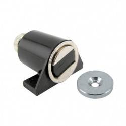 Möbelmagnet verstellbar mit Neodym Magnet - schwarz - kommerzielle Verpackung