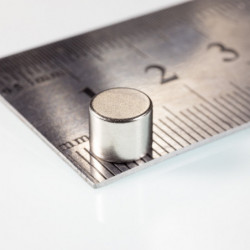 Neodym-Zylindermagnet Dm.7x6 N 80 °C, VMM7-N42