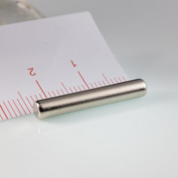 Neodym-Zylindermagnet Dm.4x25 N 80 °C, VMM7-N42