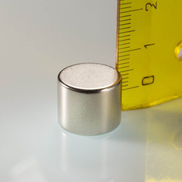 Neodym-Zylindermagnet Dm.15x12 N 80 °C, VMM4-N35