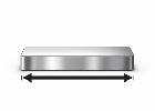 Neodym-Quader-Magnete mit einer Länge A von 0–5 mm
