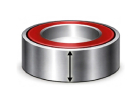 Neodym-Ringmagnete mit einer Höhe C von 0–5 mm