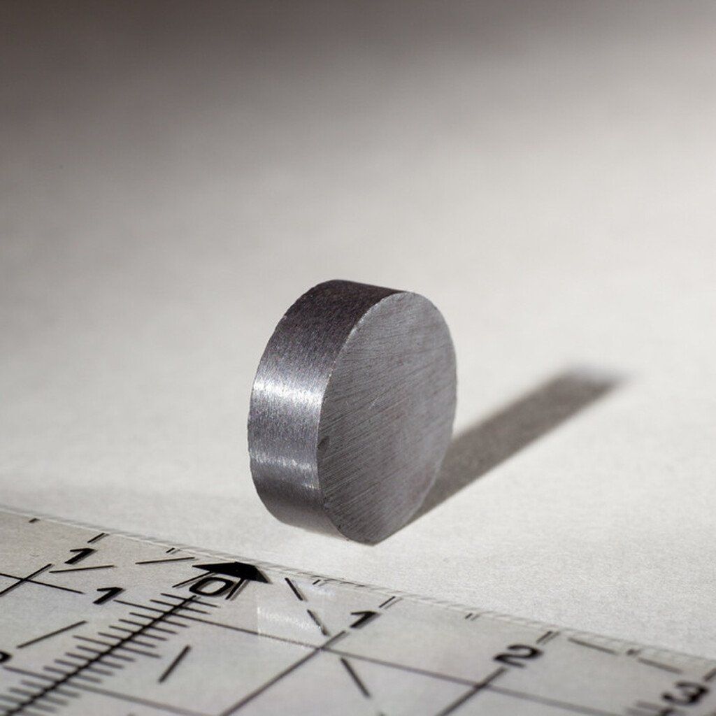 Ferrit-Zylindermagnet Durchmesser 15x5 mm für grundlegende Arbeiten mit Magnetismus