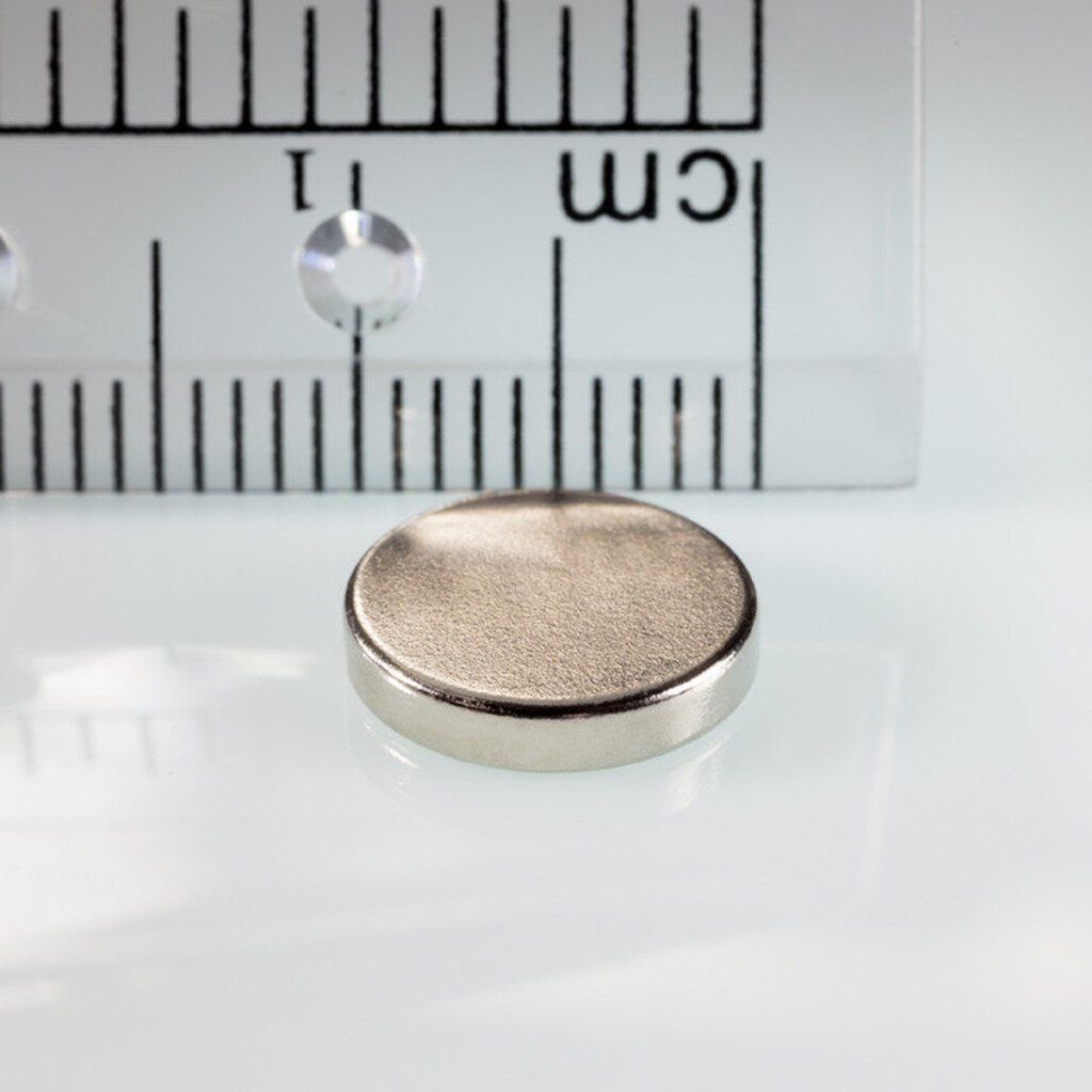 Neodym-Zylindermagnet Durchmesser 10x2 mm für Experimente zu Hause und in der Schule