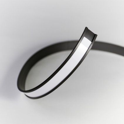 20 mm breites Magnetschild mit Papierstreifen und durchsichtiger Schutzfolie