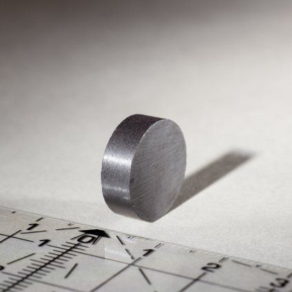 Anisotroper Ferrit-Zylindermagnet mit 15 mm Durchmesser und 5 mm Höhe
