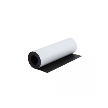 Glänzende weiße Autofolie, 0,7 mm dick und 62 cm breit